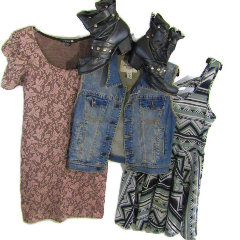 American Rag Forever 21 Dress Vest 4 Piece Bundle